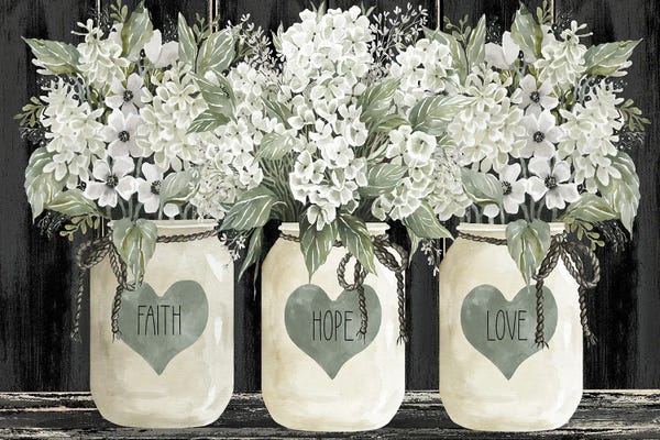 Kitchen: Faith, Hope, Love Crocks by Cindy Jacobs