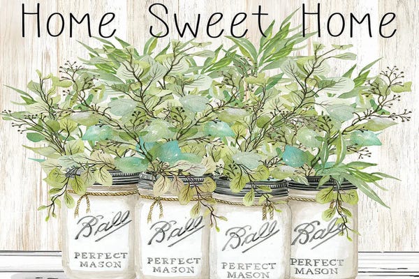 Herbs: Home Sweet Home Ball Jars by Cindy Jacobs
