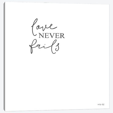 Love Never Fails Canvas Print #CJA462} by Cindy Jacobs Canvas Print