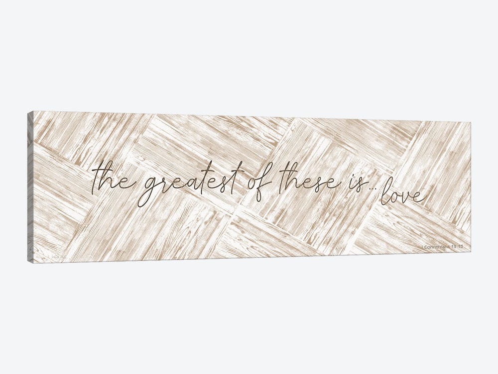The Greatest Of These Is Love by Cindy Jacobs 1-piece Canvas Artwork