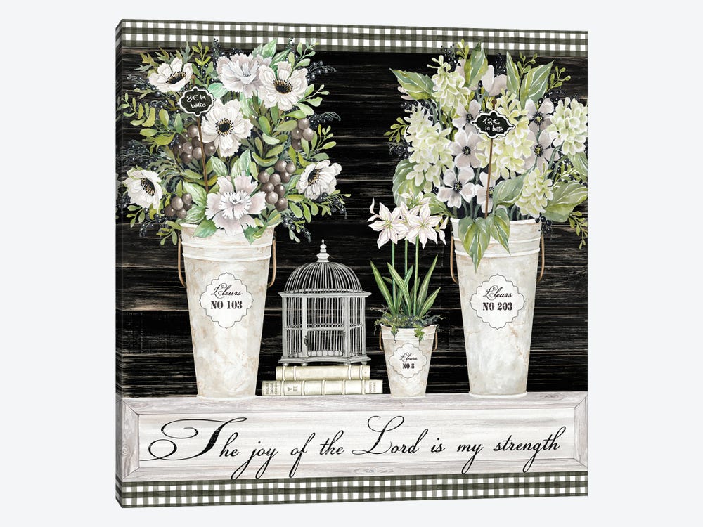 The Joy Of The Lord Still Life by Cindy Jacobs 1-piece Canvas Print