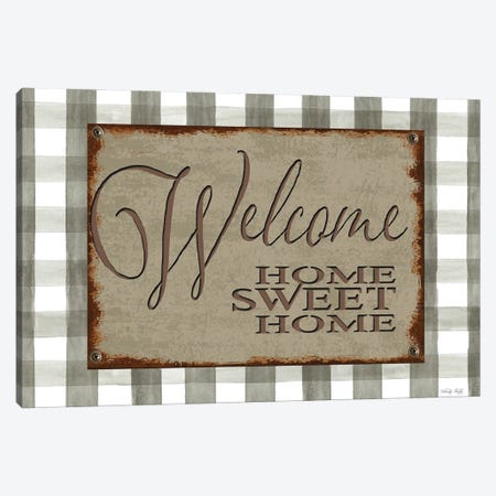 Welcome Home Sweet Home Canvas Print #CJA469} by Cindy Jacobs Canvas Print