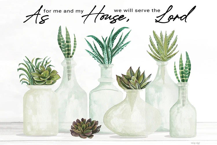As For Me And My House by Cindy Jacobs wall art