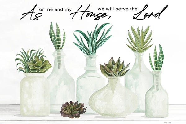 Succulents: As For Me And My House by Cindy Jacobs