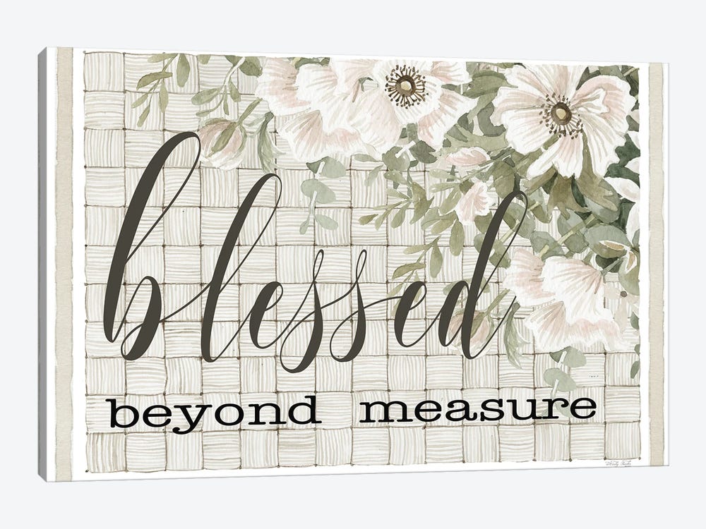 Blessed Beyond Measure by Cindy Jacobs 1-piece Art Print