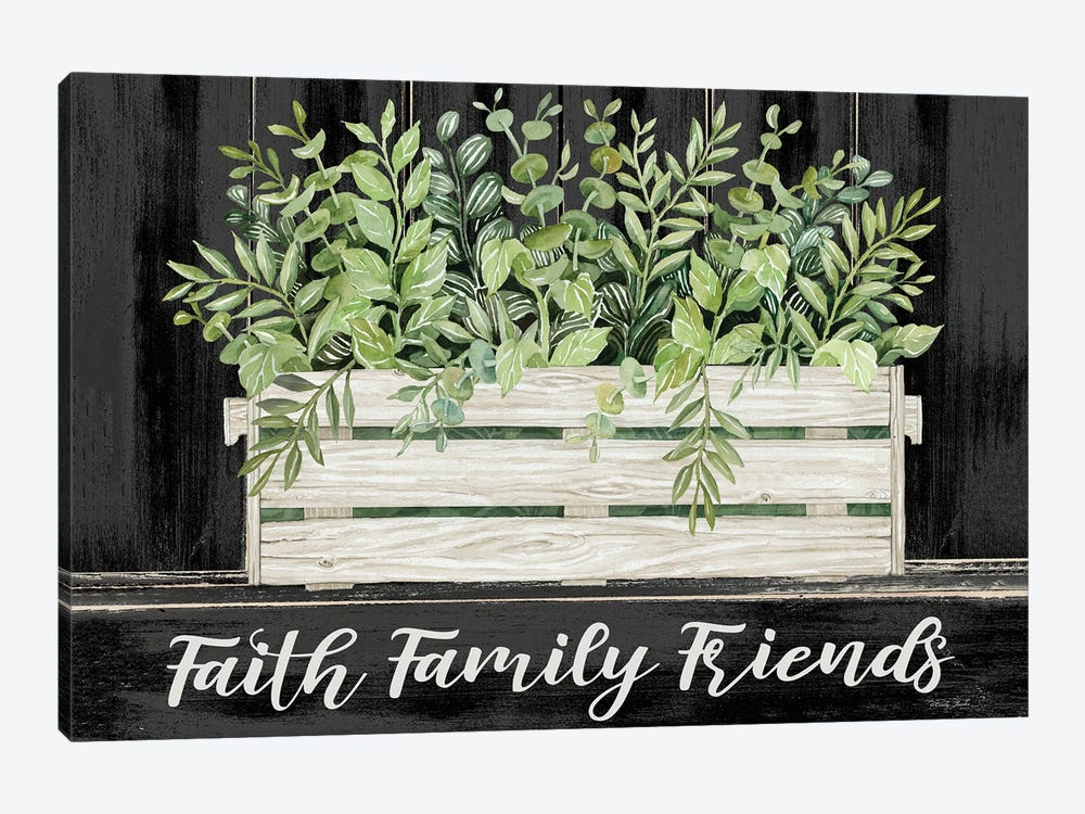Faith, Family, Friends by Cindy Jacobs 1-piece Canvas Wall Art