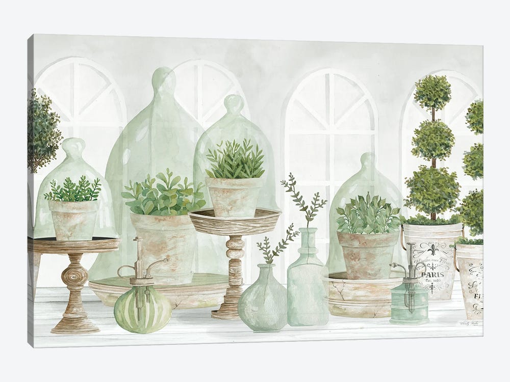 Nice And Neutral Plant Collection by Cindy Jacobs 1-piece Canvas Artwork