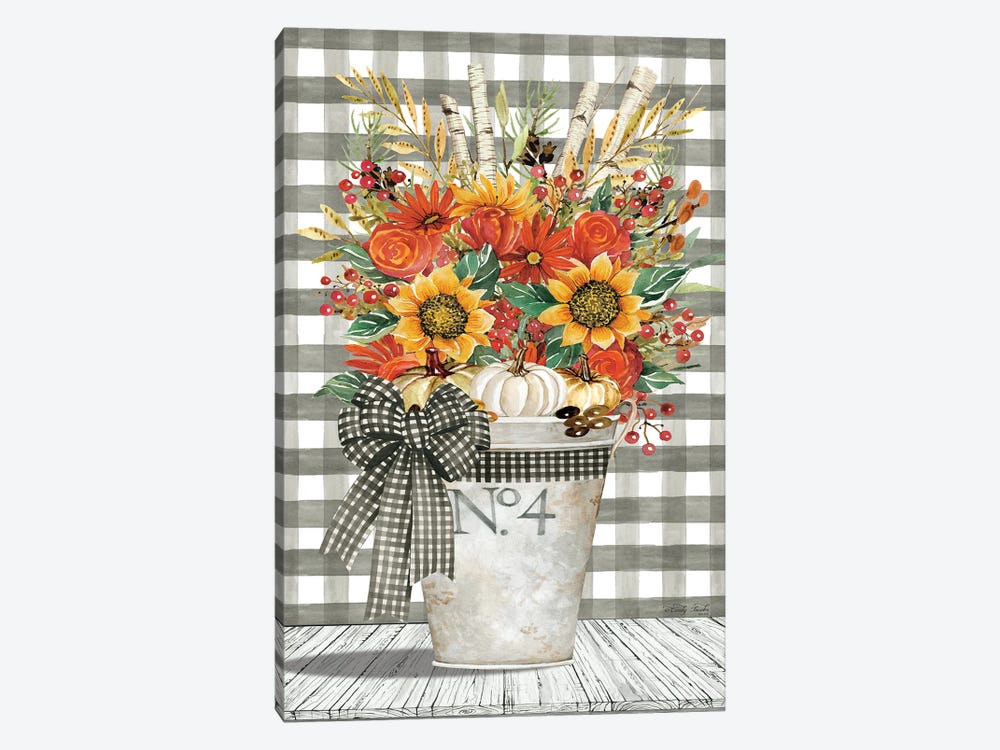 No. 4 Autumn Floral Arrangement by Cindy Jacobs 1-piece Art Print