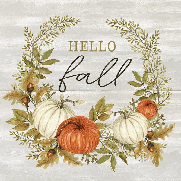 Typography: Hello Fall by Cindy Jacobs