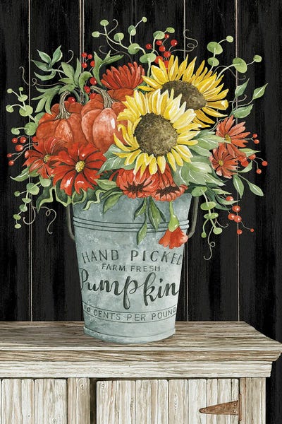 Fine Art Print: Colors Of Fall Floral by Cindy Jacobs