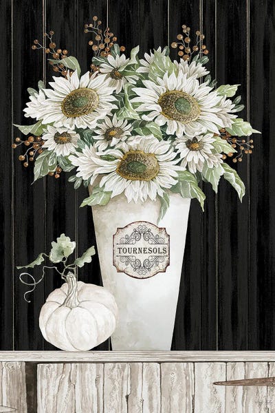 Fall Sunflowers I by Cindy Jacobs canvas print