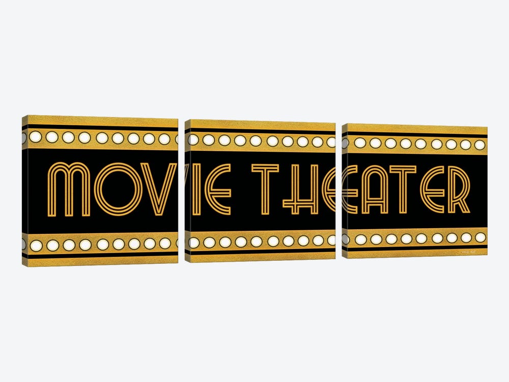 Movie Theater I by Cindy Jacobs 3-piece Art Print