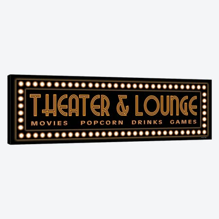 Theater & Lounge Canvas Print #CJA582} by Cindy Jacobs Canvas Artwork