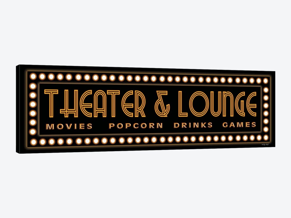 Theater & Lounge by Cindy Jacobs 1-piece Canvas Wall Art