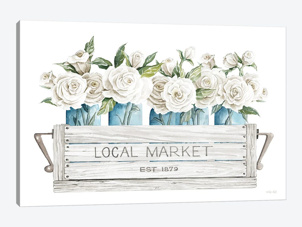 Local Market Flowers by Cindy Jacobs 1-piece Canvas Art