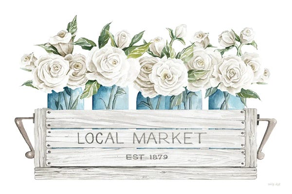Shabby Chic Décor: Local Market Flowers by Cindy Jacobs