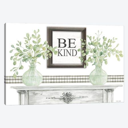 Be Kind Table Canvas Print #CJA645} by Cindy Jacobs Canvas Artwork