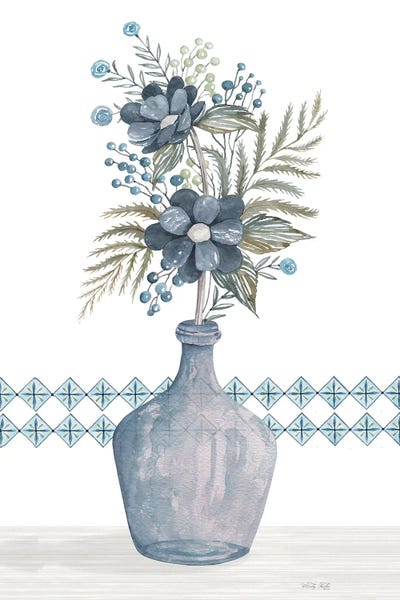 Modern Farmhouse Décor: Blue Poppies by Cindy Jacobs