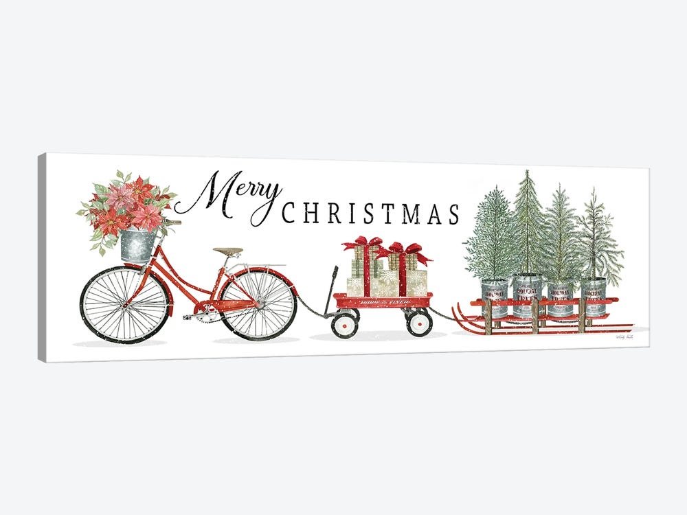 Christmas Delivery Trio by Cindy Jacobs 1-piece Canvas Art