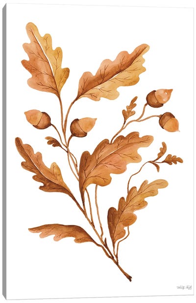 Fall Leaf Stem I Canvas Art Print - Cindy Jacobs