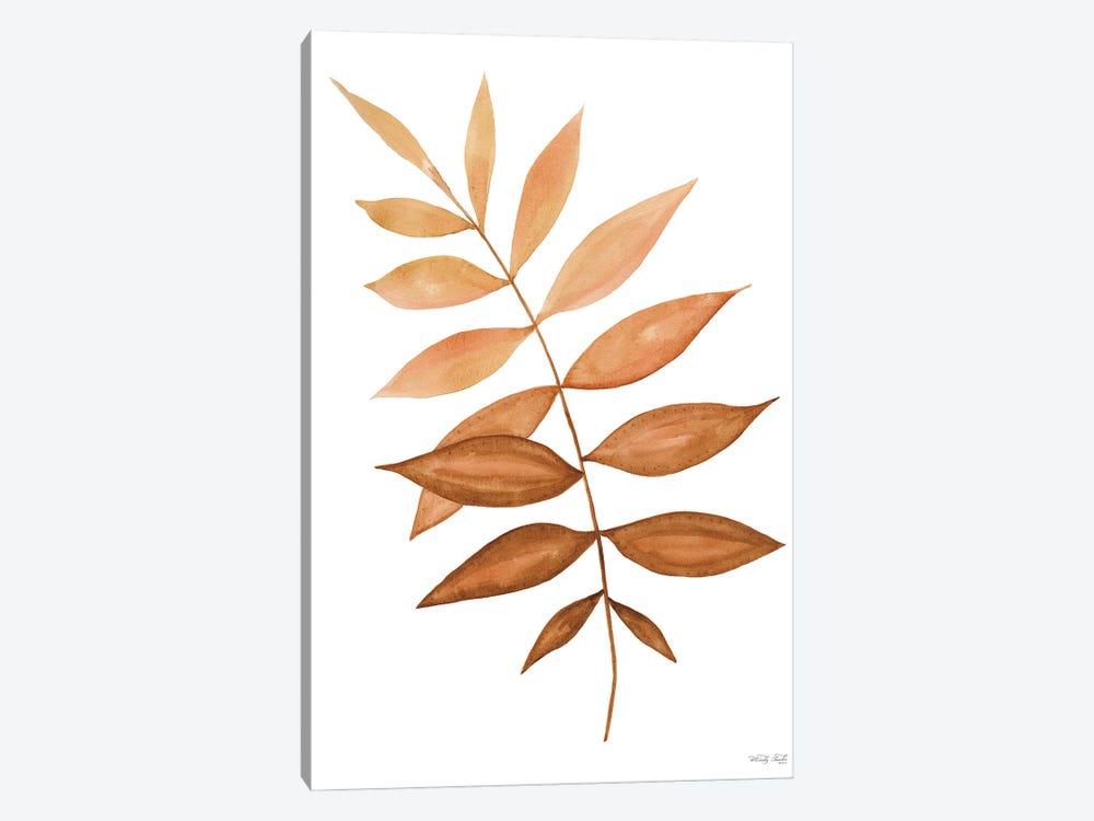 Fall Leaf Stem II by Cindy Jacobs 1-piece Canvas Art