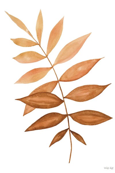 Lakehouse Décor: Fall Leaf Stem II by Cindy Jacobs