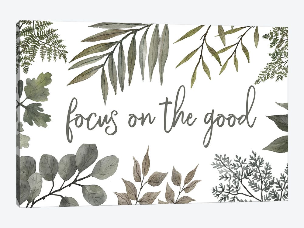 Focus On The Good by Cindy Jacobs 1-piece Canvas Wall Art