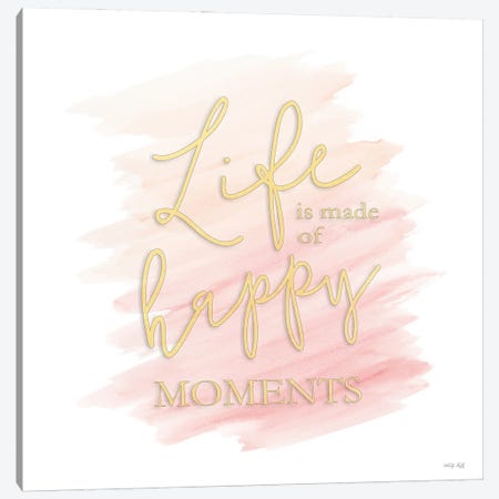 Happy Moments Canvas Print #CJA667} by Cindy Jacobs Canvas Artwork