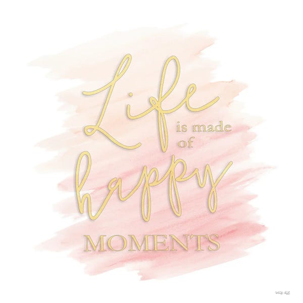 Gold & Pink: Happy Moments by Cindy Jacobs