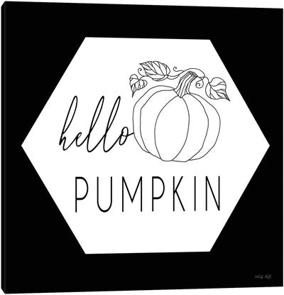 Hello Pumpkin Canvas Art Print - Cindy Jacobs