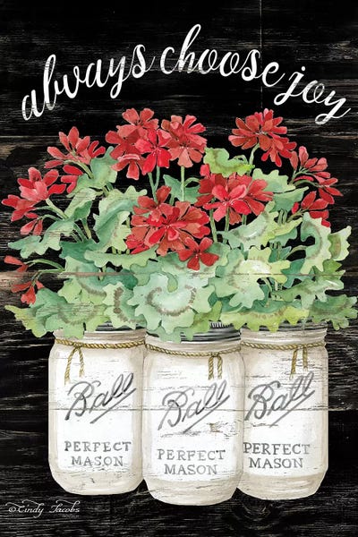 Typography: White Jars - Always Choose Joy by Cindy Jacobs