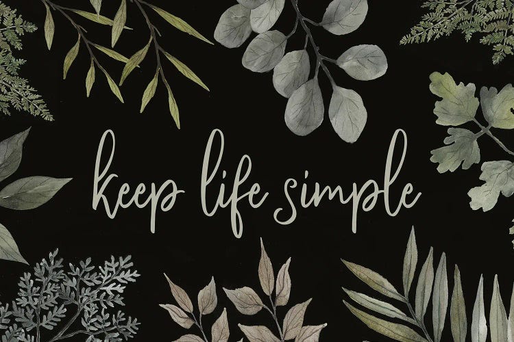 Keep Life Simple