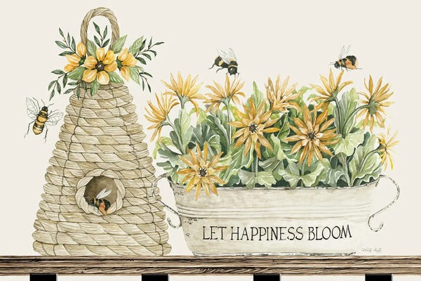 Furniture: Let Happiness Bloom Bee Hive by Cindy Jacobs