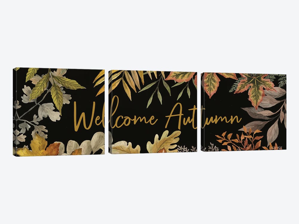 Welcome Autumn by Cindy Jacobs 3-piece Canvas Art Print