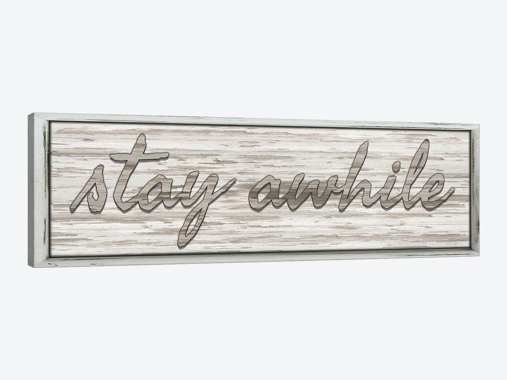 Stay Awhile by Cindy Jacobs 1-piece Canvas Art