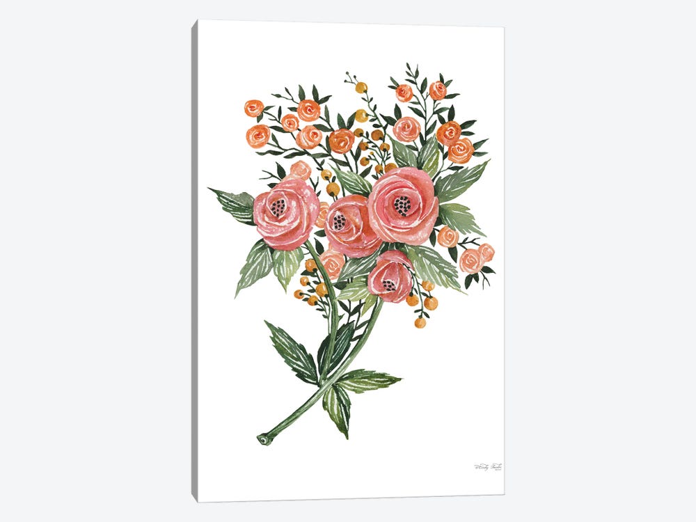 Botanical Ranunculus by Cindy Jacobs 1-piece Canvas Art Print