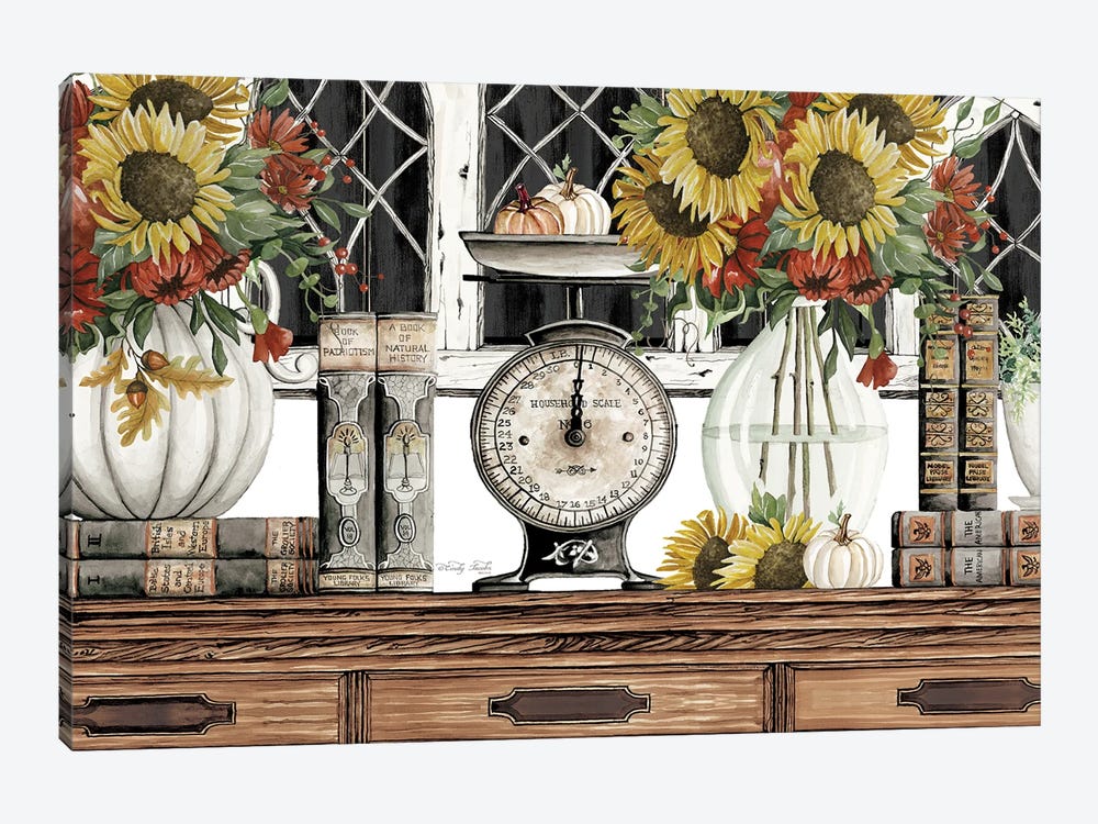 Fall Sunflowers by Cindy Jacobs 1-piece Art Print