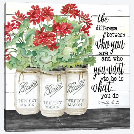 White Jars - What You Do Canvas Print #CJA69} by Cindy Jacobs Canvas Wall Art