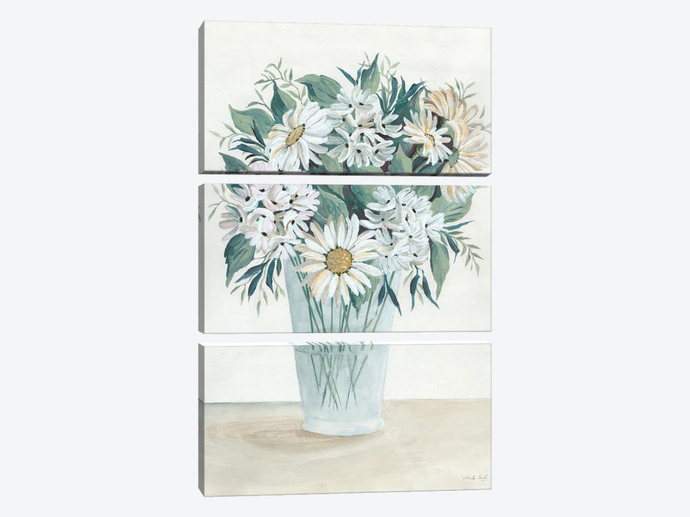 Daisy Delight by Cindy Jacobs 3-piece Canvas Art