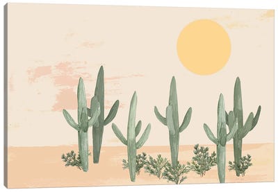 Desert Sun II Canvas Art Print - Cindy Jacobs