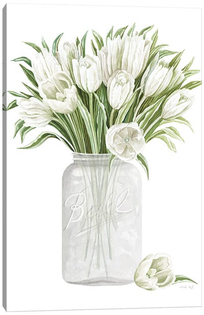 Tulips In Spring Canvas Art Print - Cindy Jacobs
