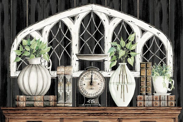 Housewarming Gifts: Books and Vintage Scale by Cindy Jacobs