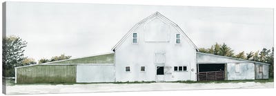 Be Strong Barn Canvas Art Print - Modern Farmhouse Living Room Art