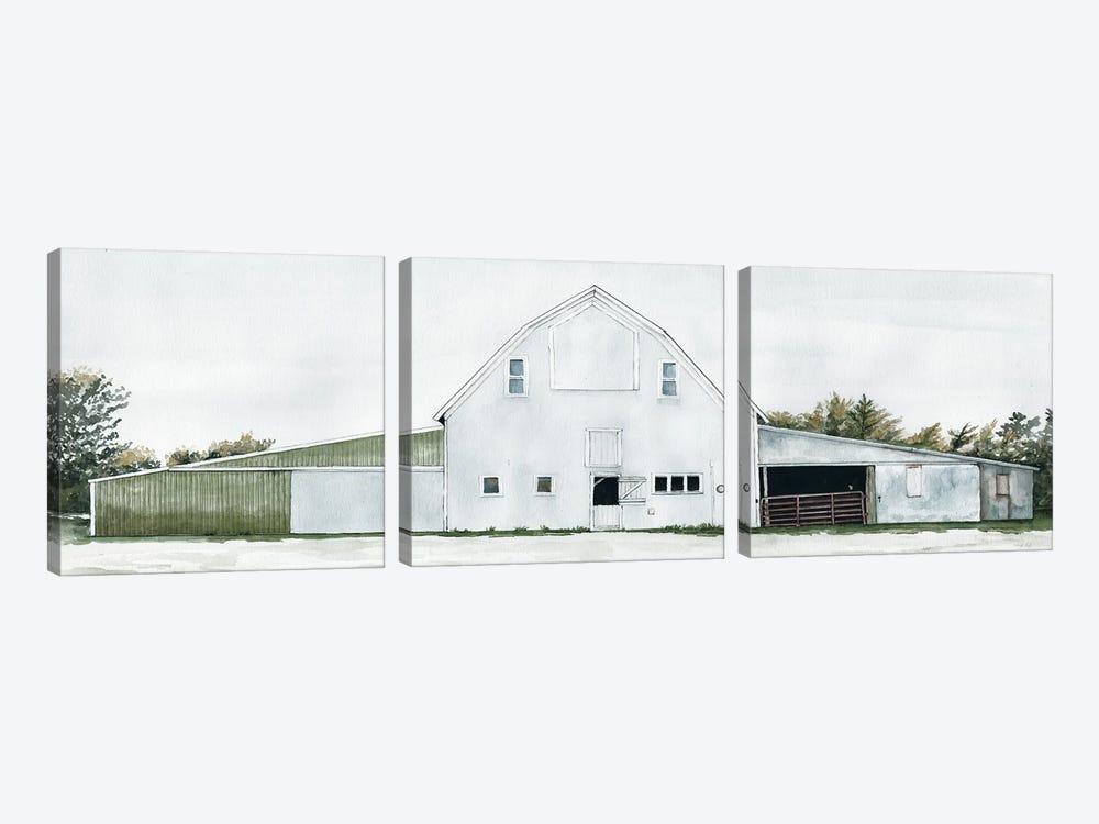Be Strong Barn by Cindy Jacobs 3-piece Canvas Wall Art