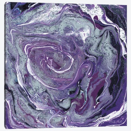 Abstract in Purple II Canvas Print #CJA7} by Cindy Jacobs Canvas Art Print