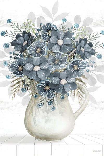 Canvas Print: Hush of Blue by Cindy Jacobs - thumbnail