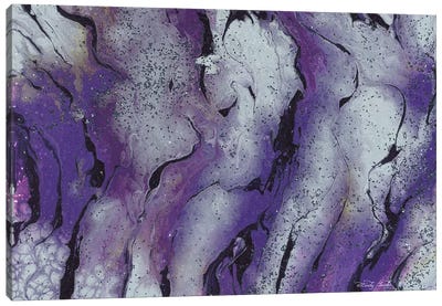 Abstract in Purple III Canvas Art Print - Purple Abstract Art
