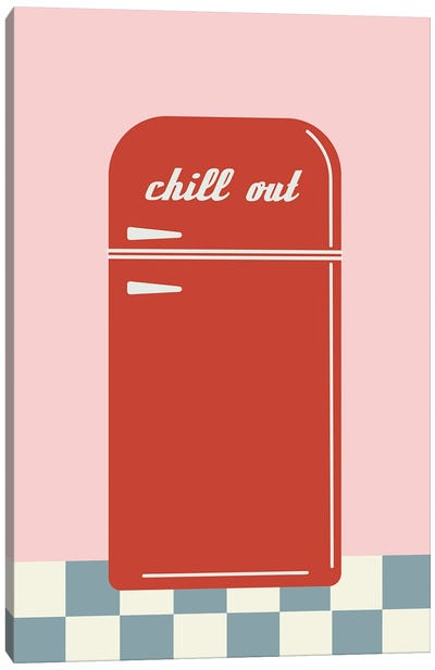 Chill Out Canvas Art Print - Good Vibes & Stayin' Alive