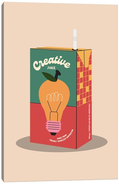 Creative Juice Canvas Art Print - Conversation Starters