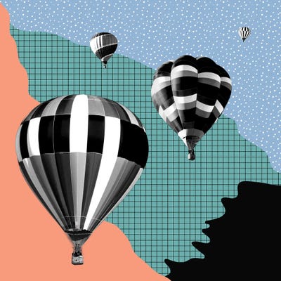 Away We Go by Carmen Jabier metal wall art